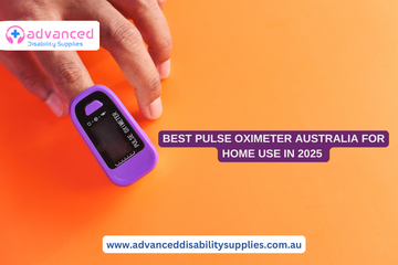Compact digital pulse oximeter displaying oxygen saturation and pulse rate for home use in Australia