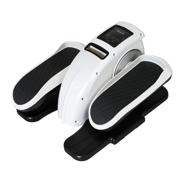 White and black step machine on a white background
