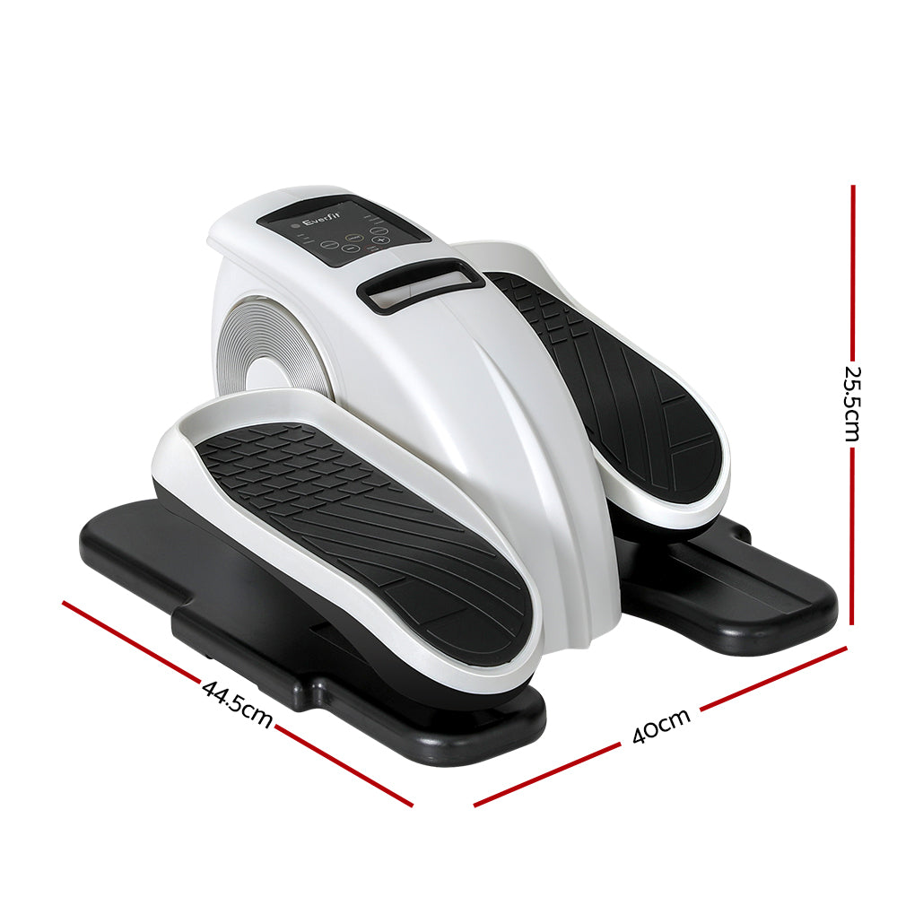 White and black exercise踏板 with dimensions on a white background