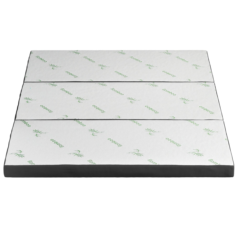 Three layers of insulation material with branding on a white background