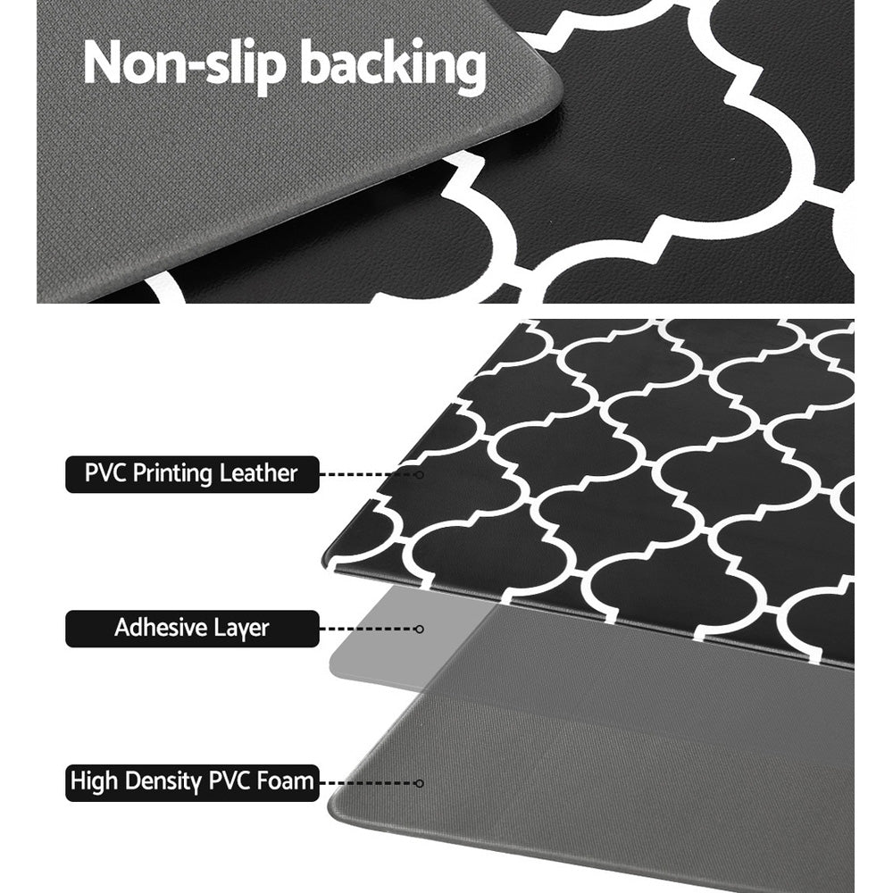 Artiss Kitchen Mat PVC Floor Rug Carpet Non-slip