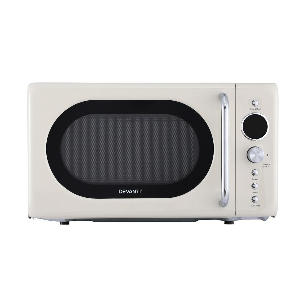 Devanti microwave oven on a white background