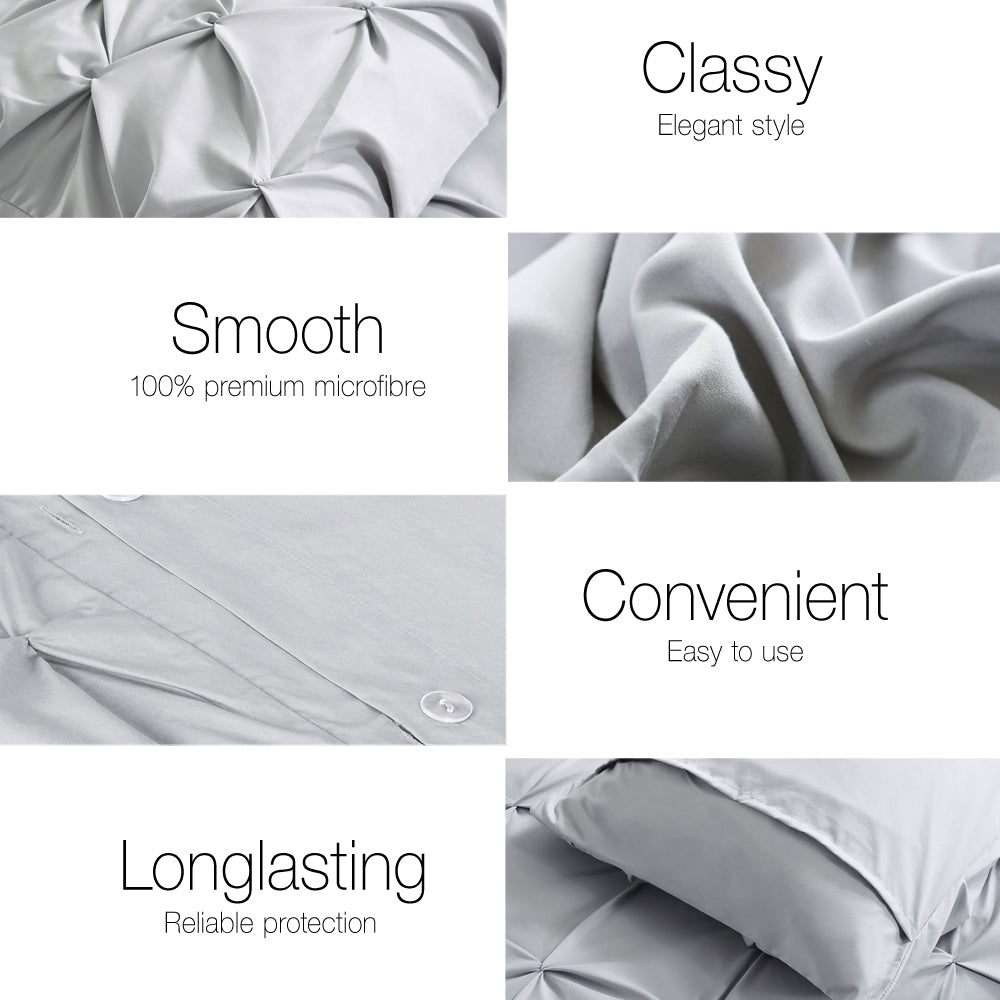 Textured fabric with features highlighted on a white background