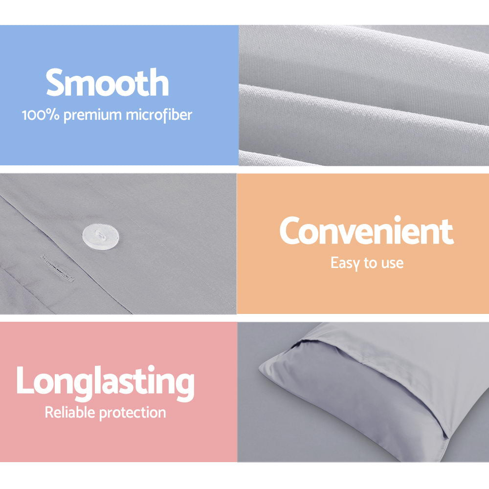 Gray fabric with text labels on a white background