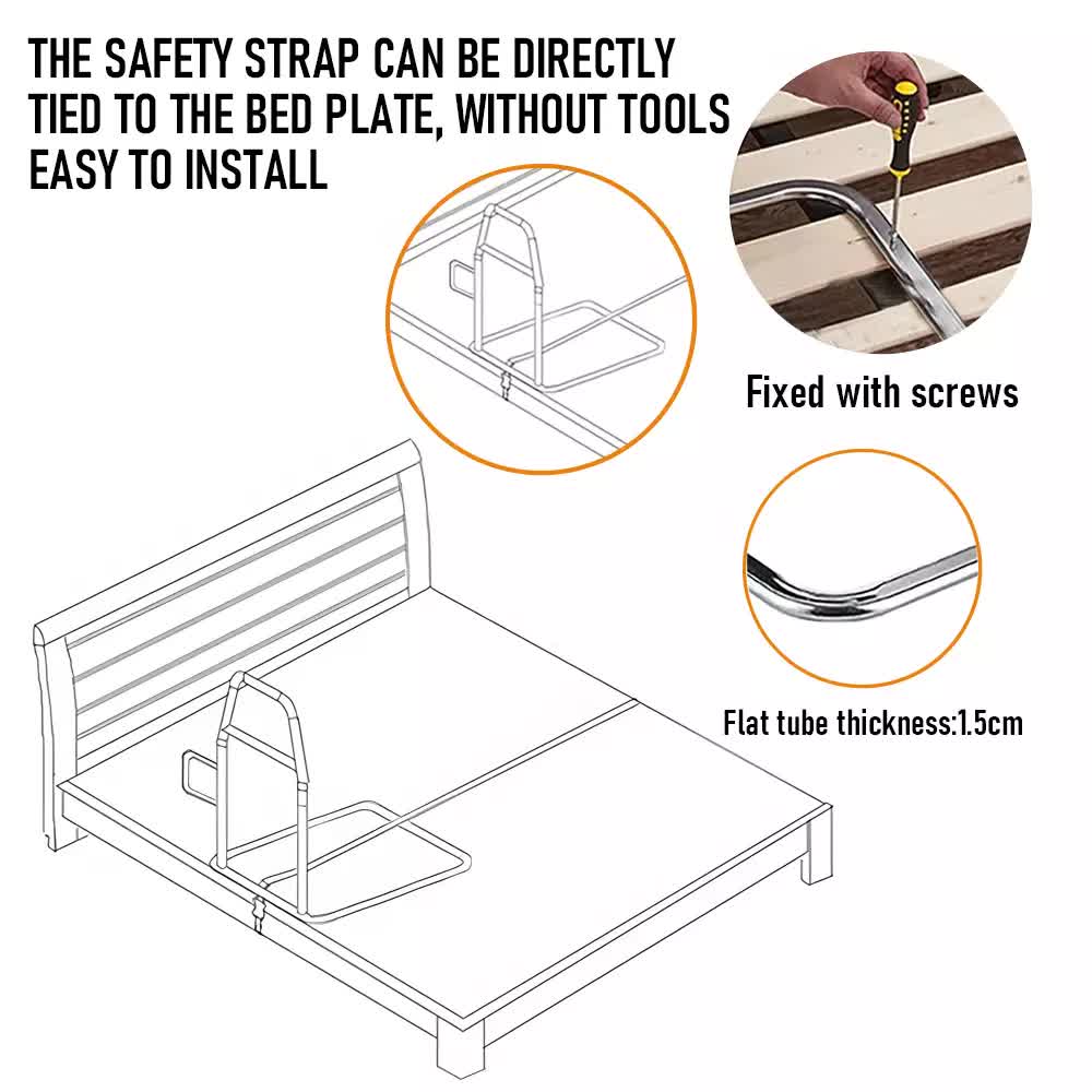 Bed Rail Safety Assist Rail
