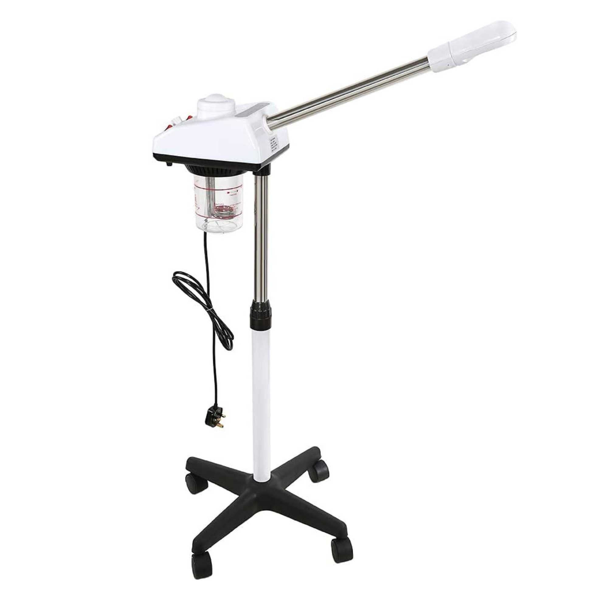 Portable lamp with stand on a white background