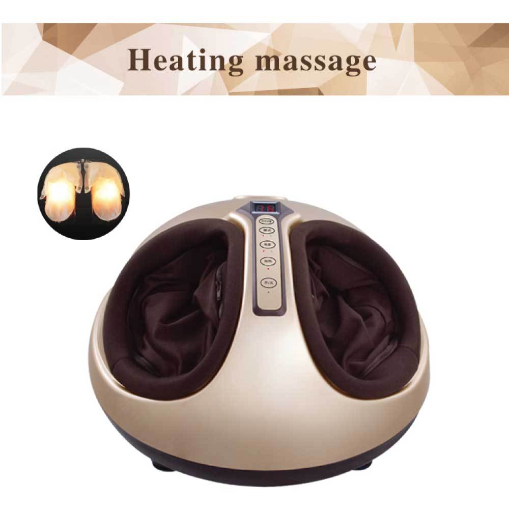 Shiatsu massage device with heating function on a white background