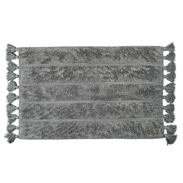 Cotton Fringe Tufted Non-Slip Bathmat