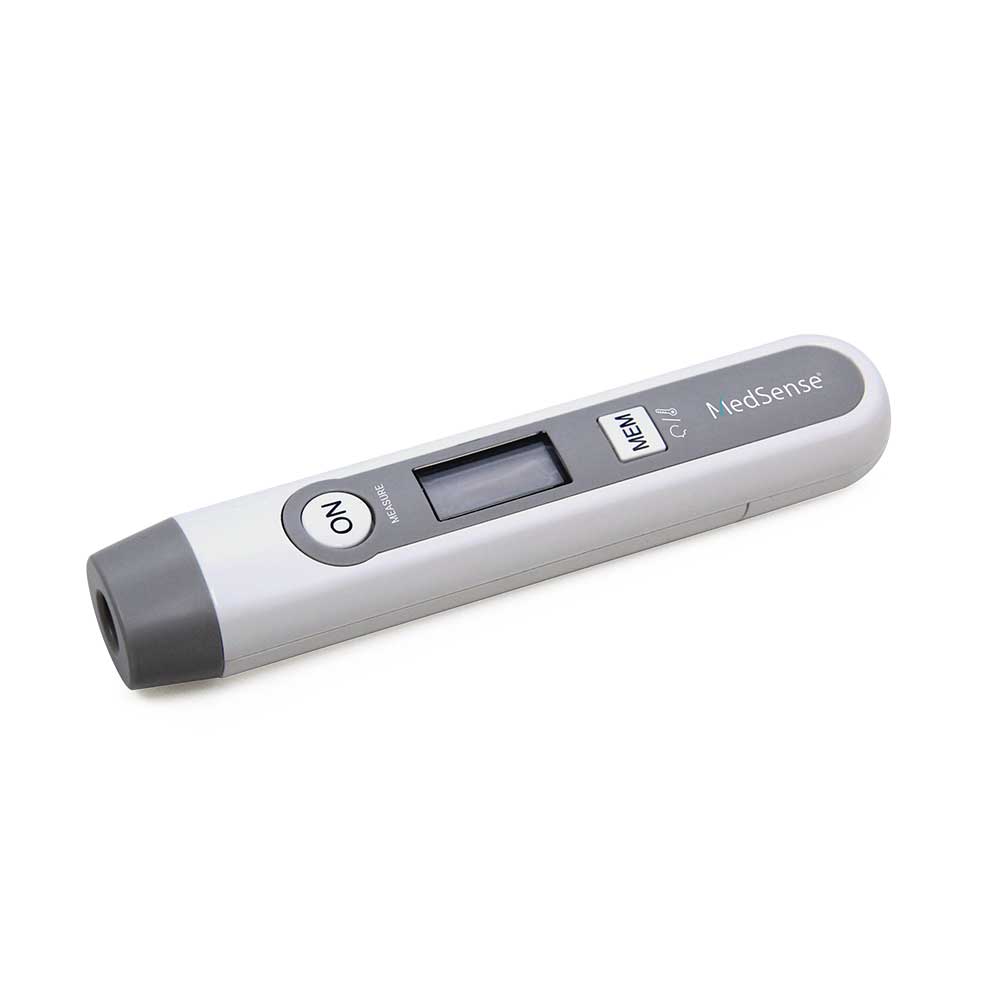 White electronic device with gray accents on a white background