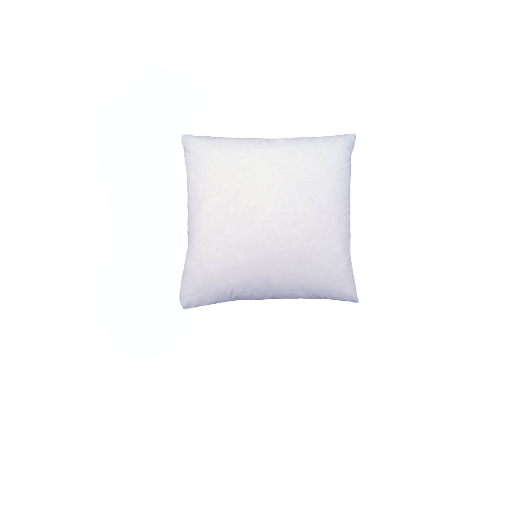 White pillow on a white background