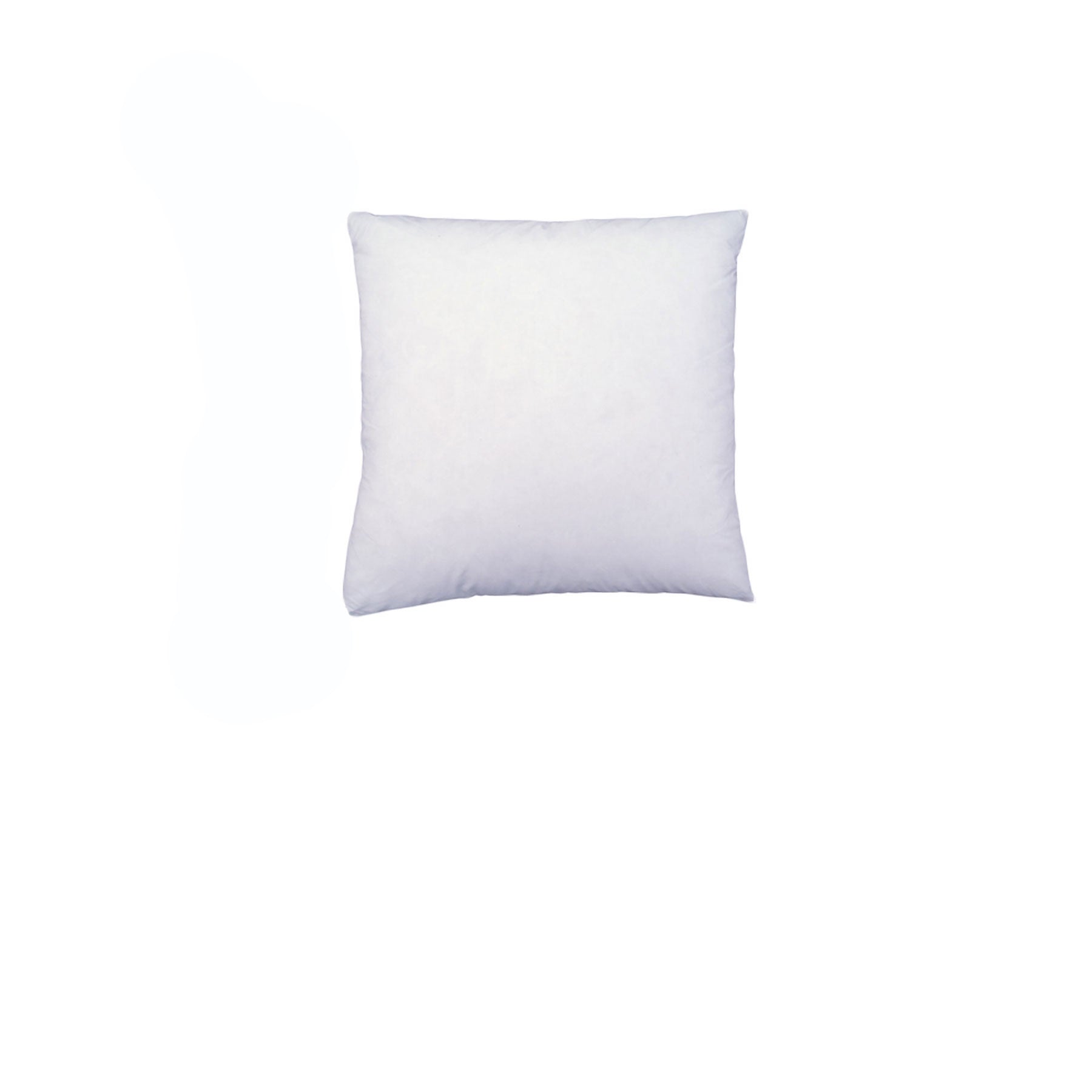 White pillow on a white background