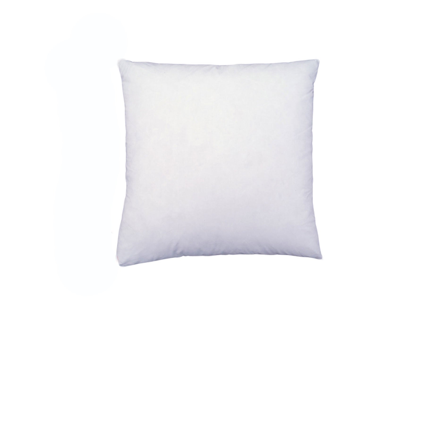 White pillow on a white background