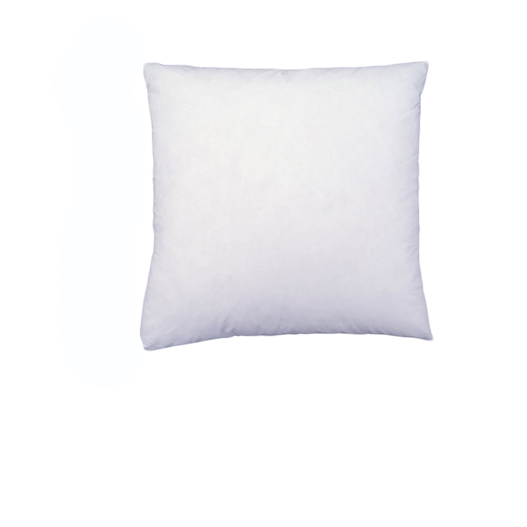 White pillow on a white background