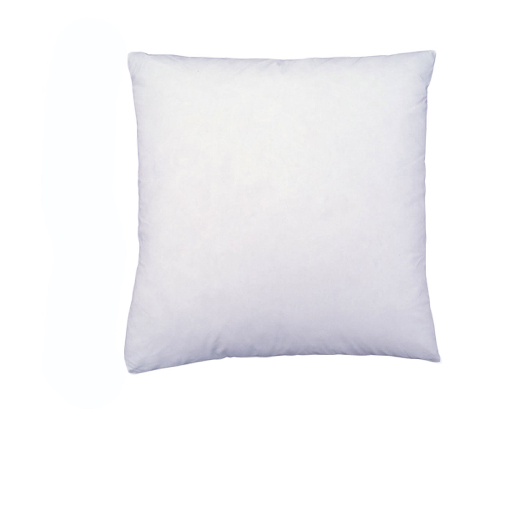 White pillow on a white background