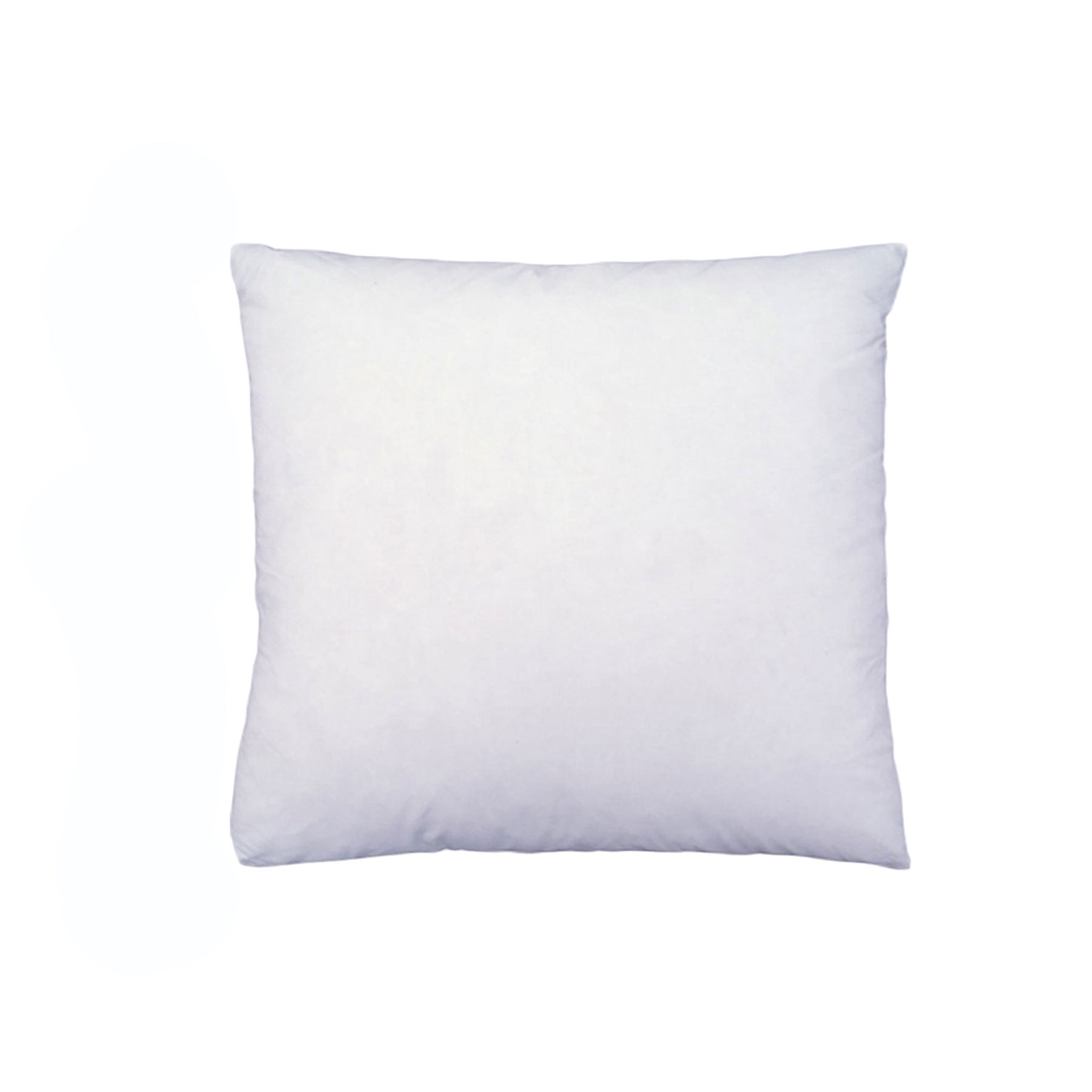 White pillow on a white background