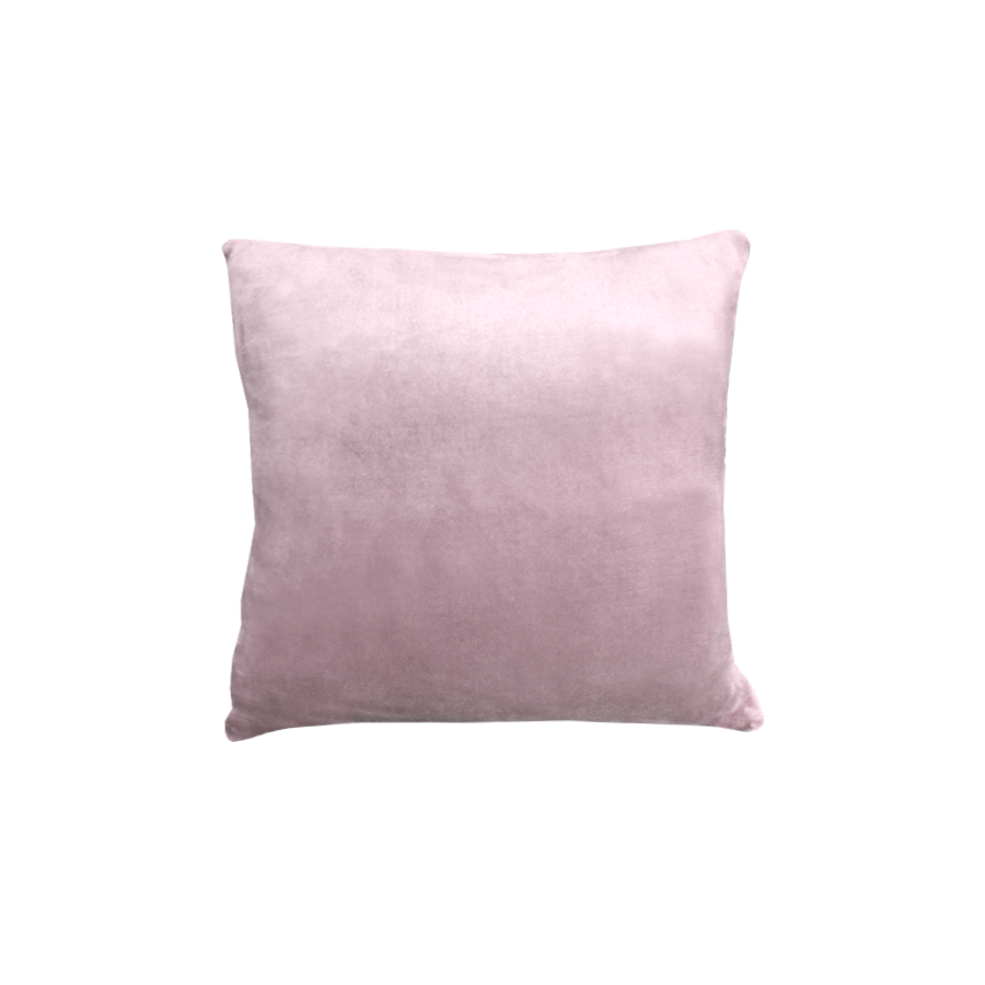 Pink pillow on a white background