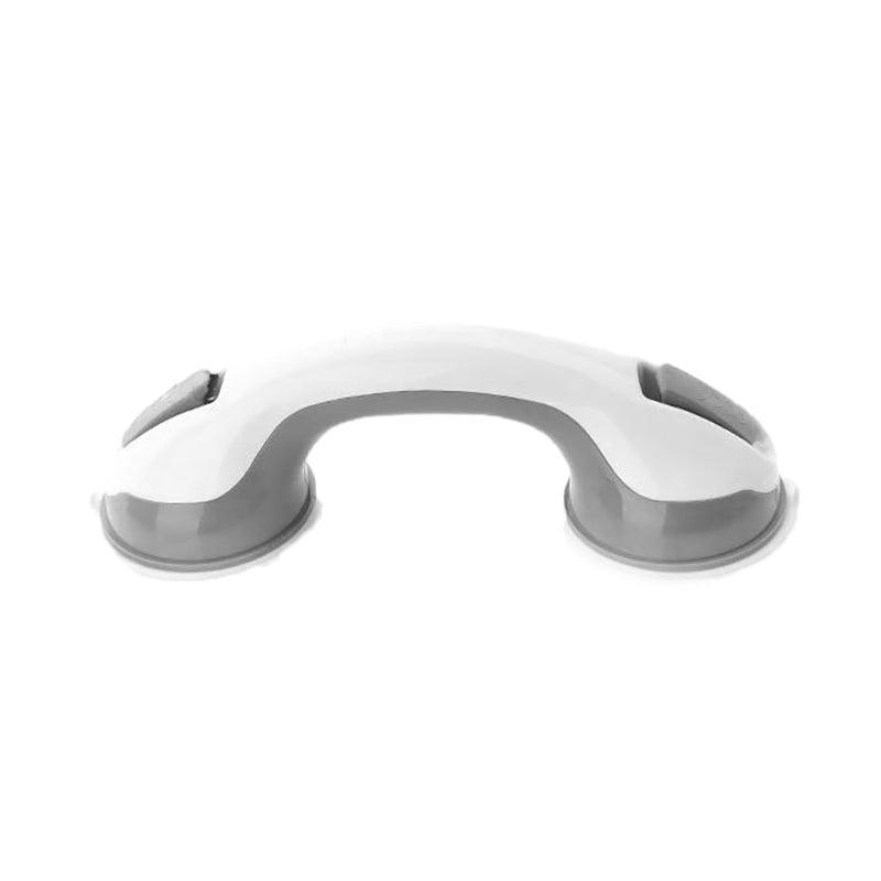 White and gray handle on a white background