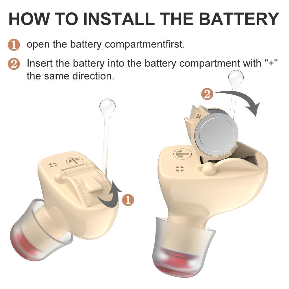 1 Pair In Ear Hearing Aid