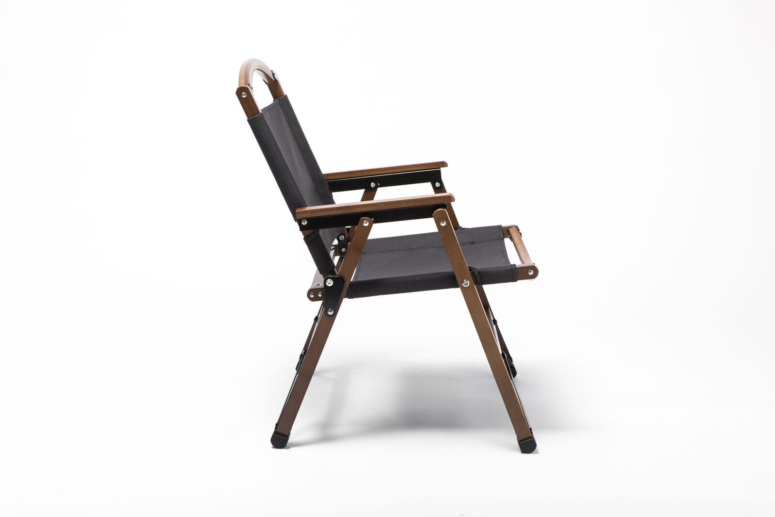 2x Bamboo Canvas Foldable Outdoor Camping Chair