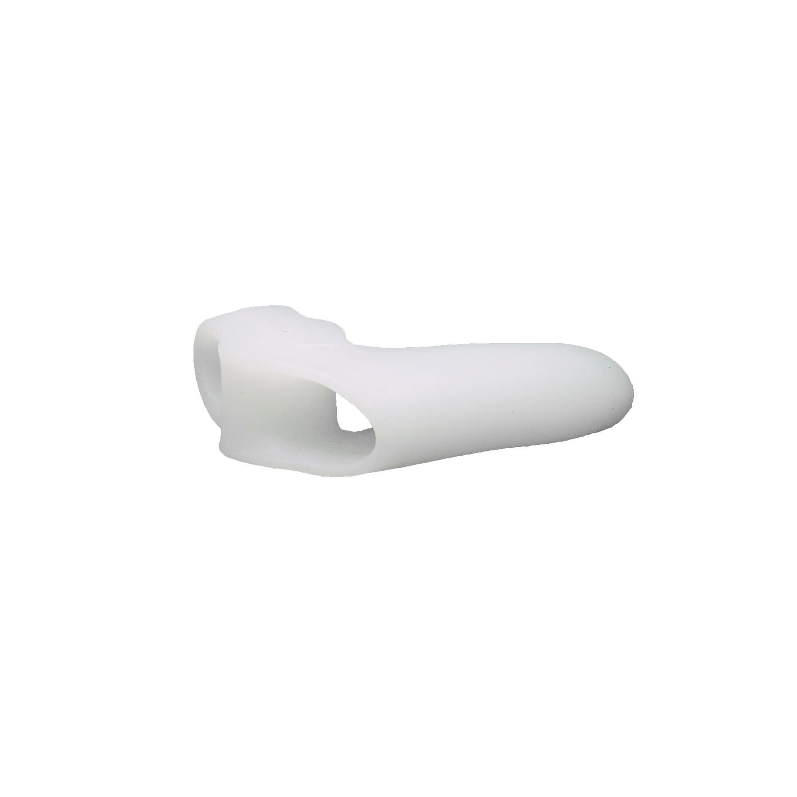 White plastic component on a white background