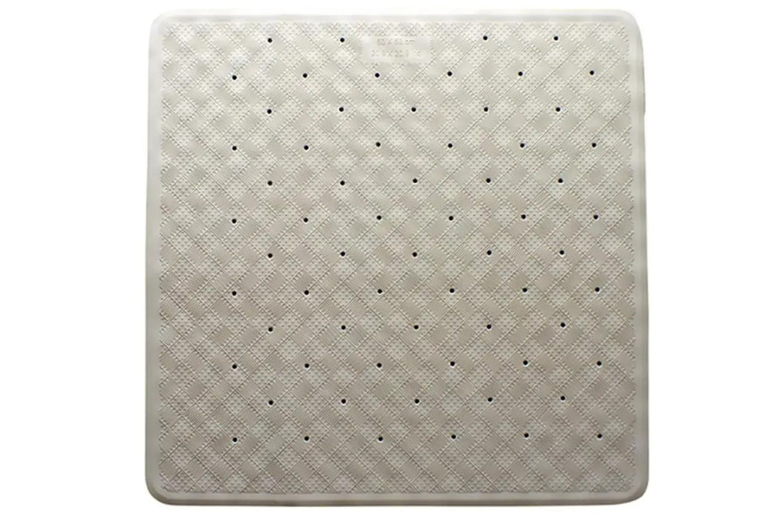Mattress topper with a diamond pattern on a white background