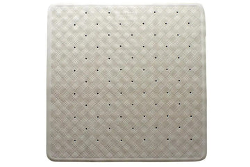 Mattress topper with a diamond pattern on a white background