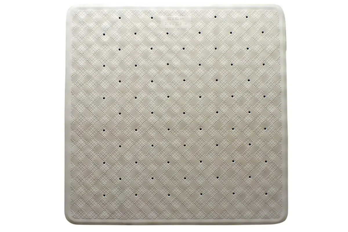 Mattress topper with a diamond pattern on a white background