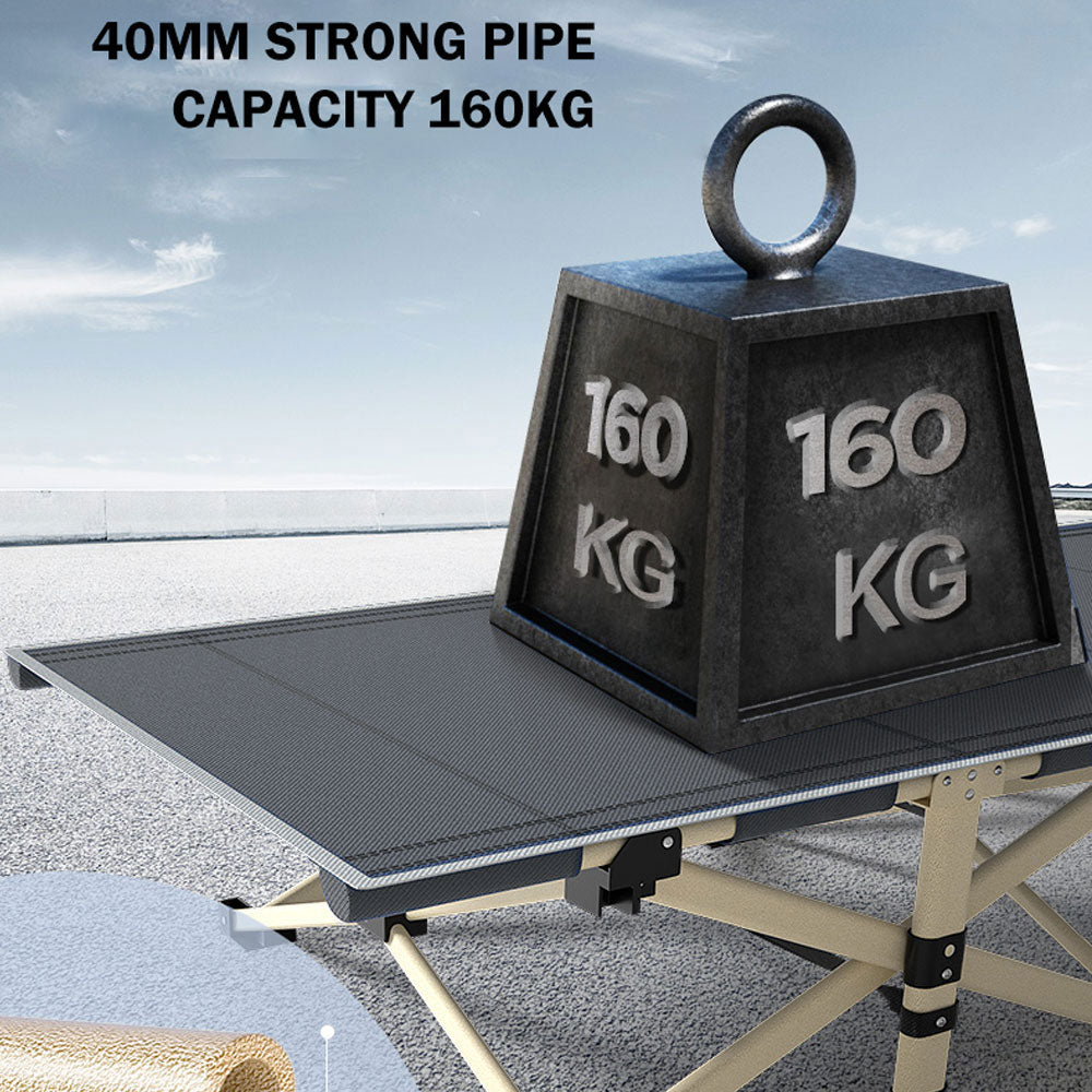 Heavy-duty weightlifting platform with 40mm strong pipe and capacity indicator on a clear sky background.
