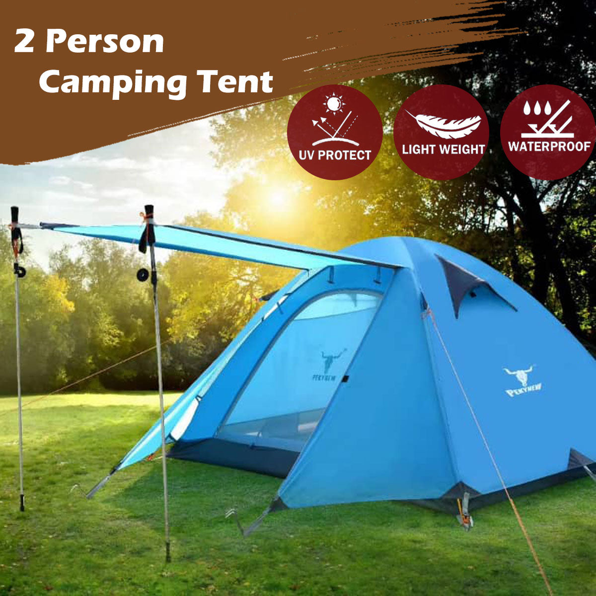 2 Person Portable Outdoor Lightweight Tent
