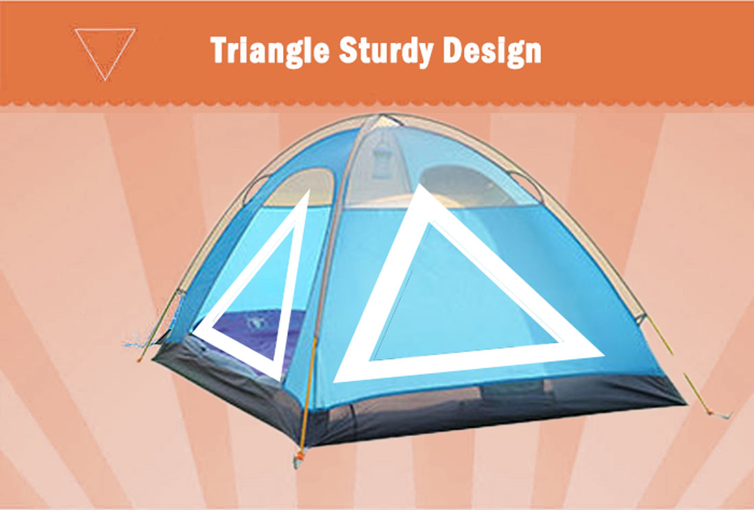 2 Person Portable Outdoor Lightweight Tent