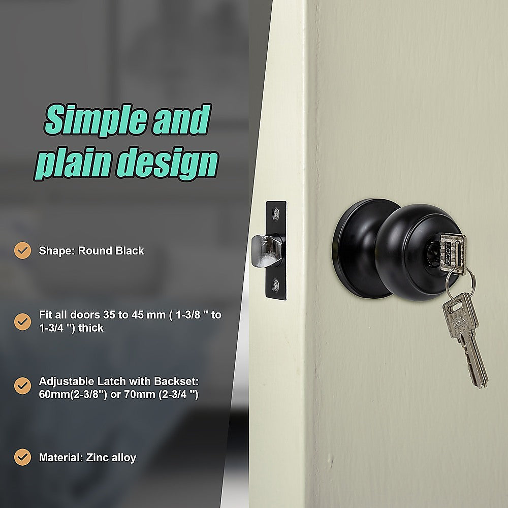 Door Handle Set Lever Privacy Function