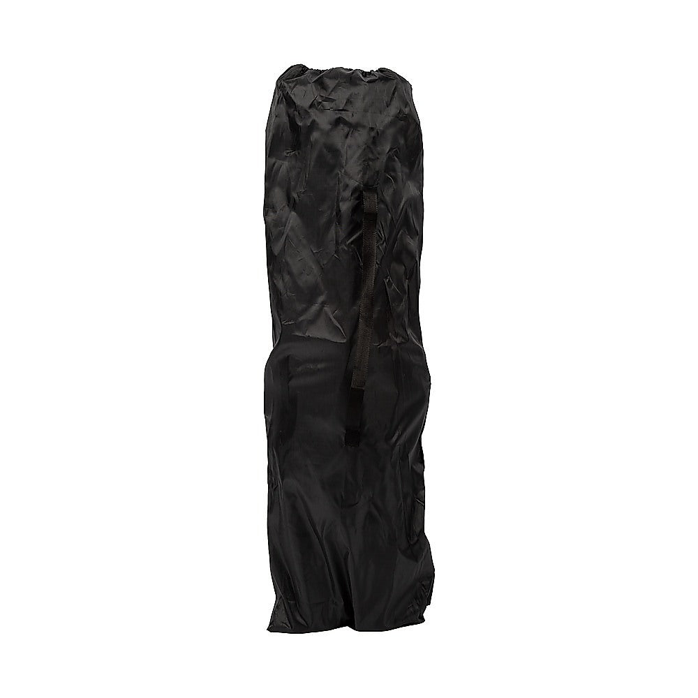 Black raincoat on a white background