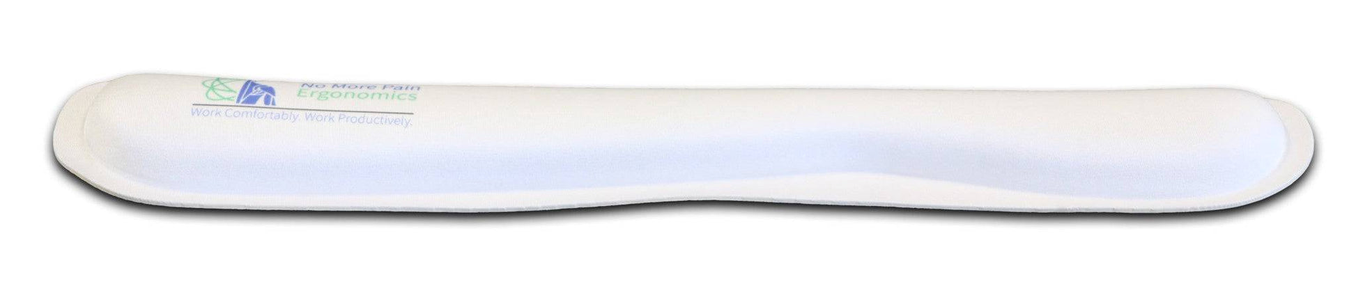 White insole with a brand label on a white background