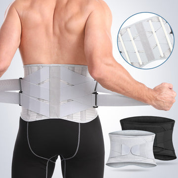 Black Breathable Waist Support Belt
