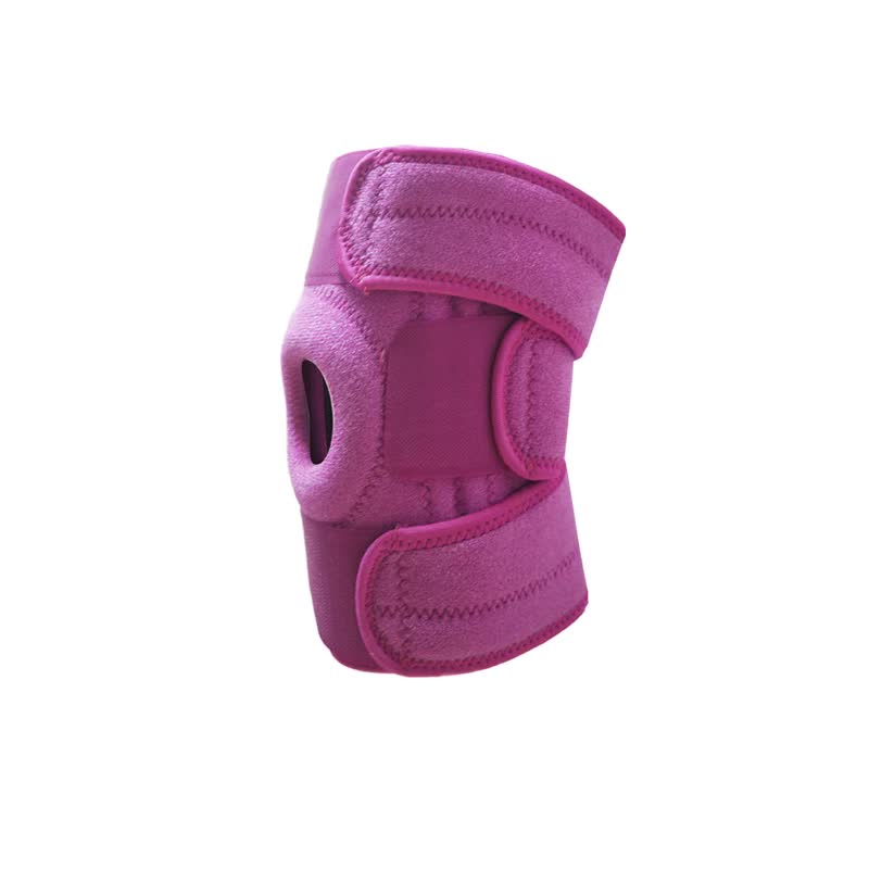 Pink knee pad on a white background