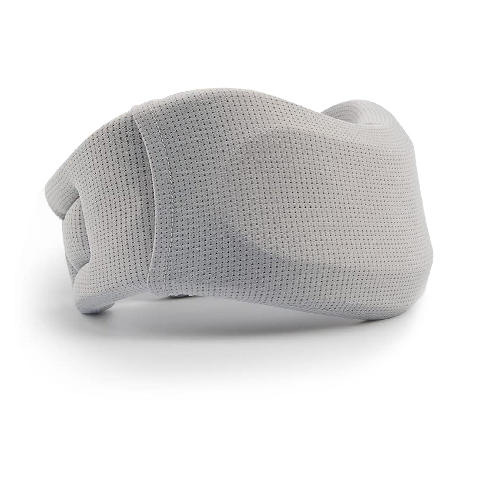Gray textured headband on a white background