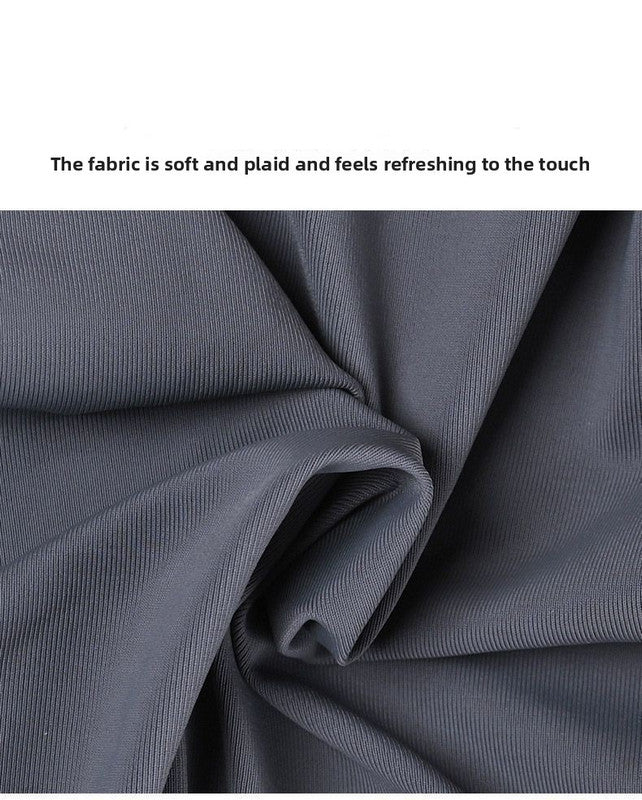 Close-up of soft plaid fabric with descriptive text about its texture.