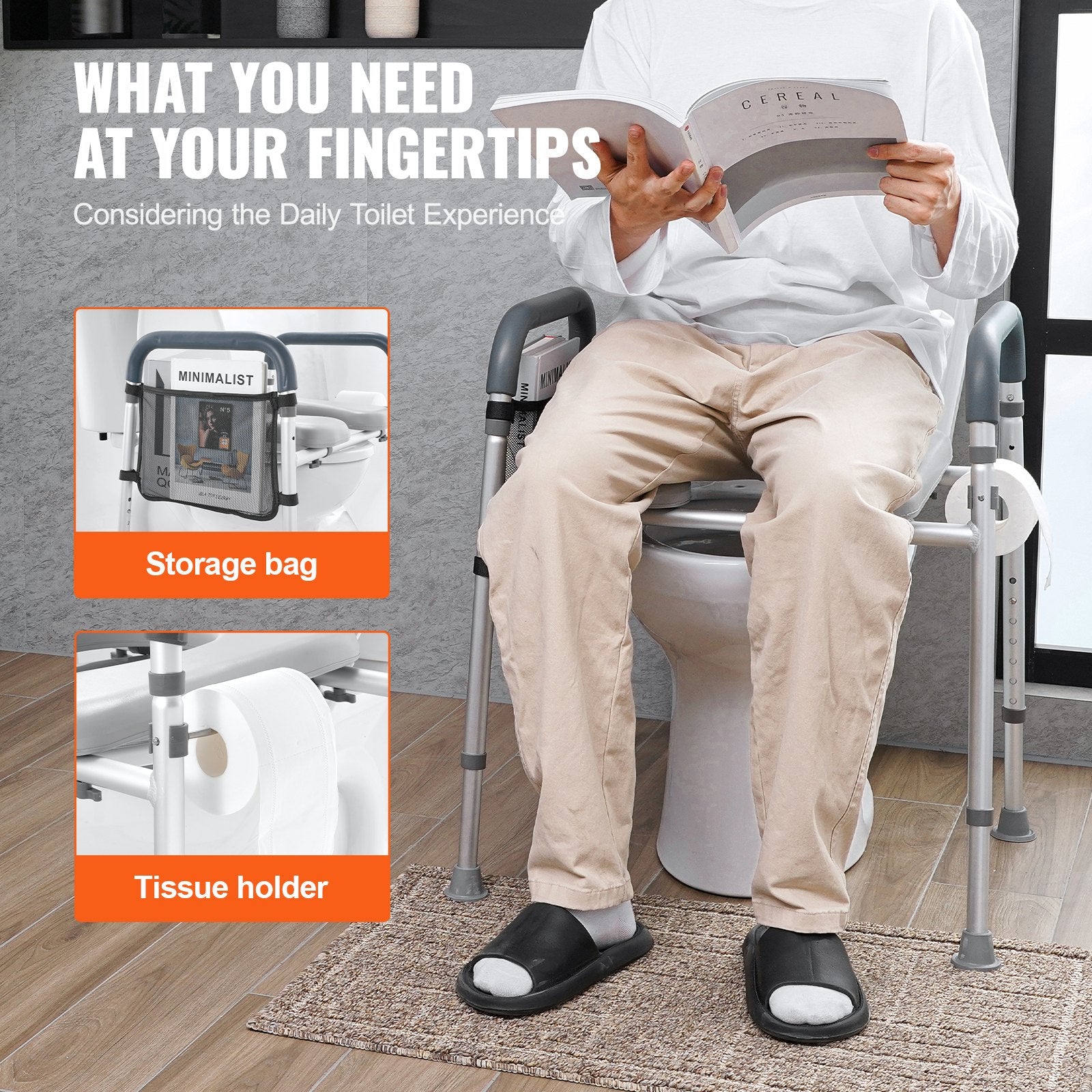 VEVOR Raised Toilet Seat